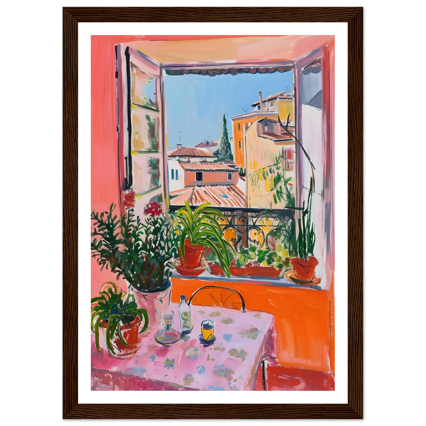 Sunny Window View - Poster - Arthena