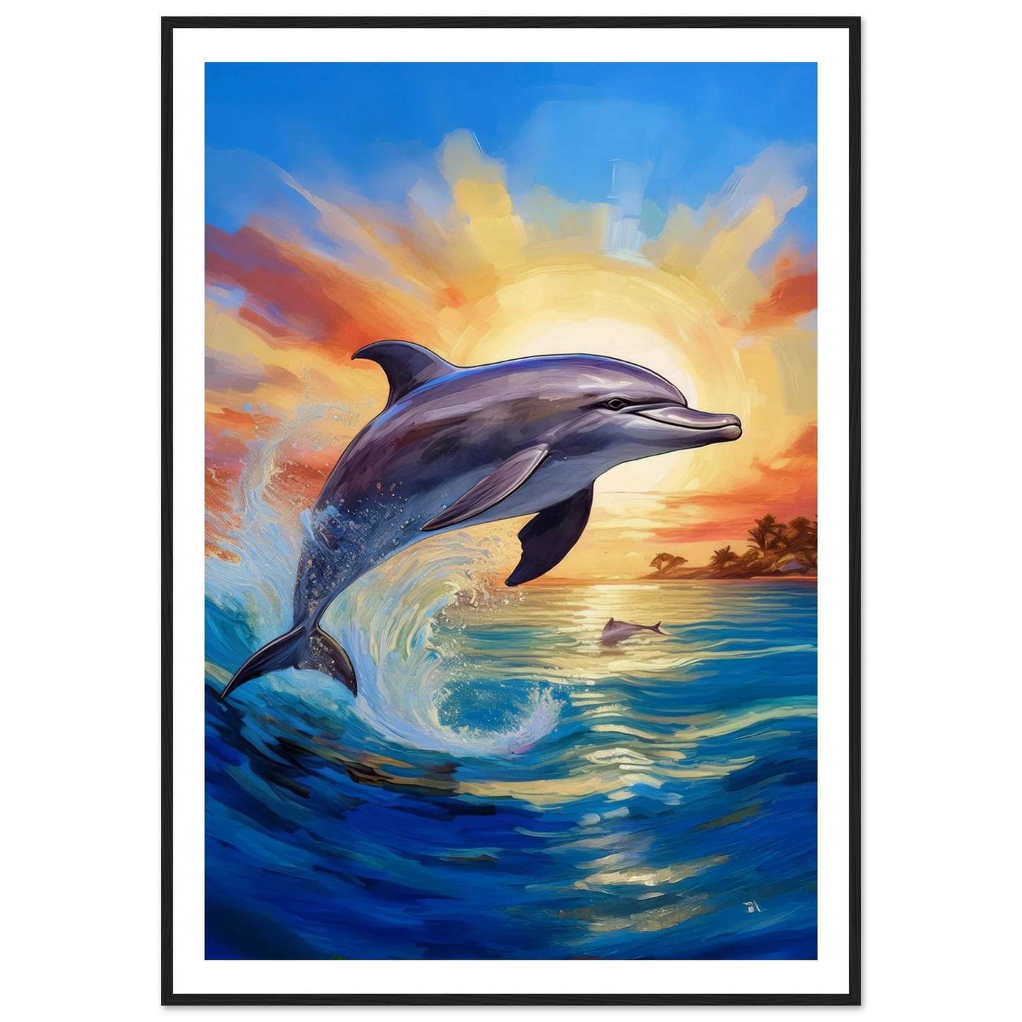 Happy Dolphine - Poster - Arthena