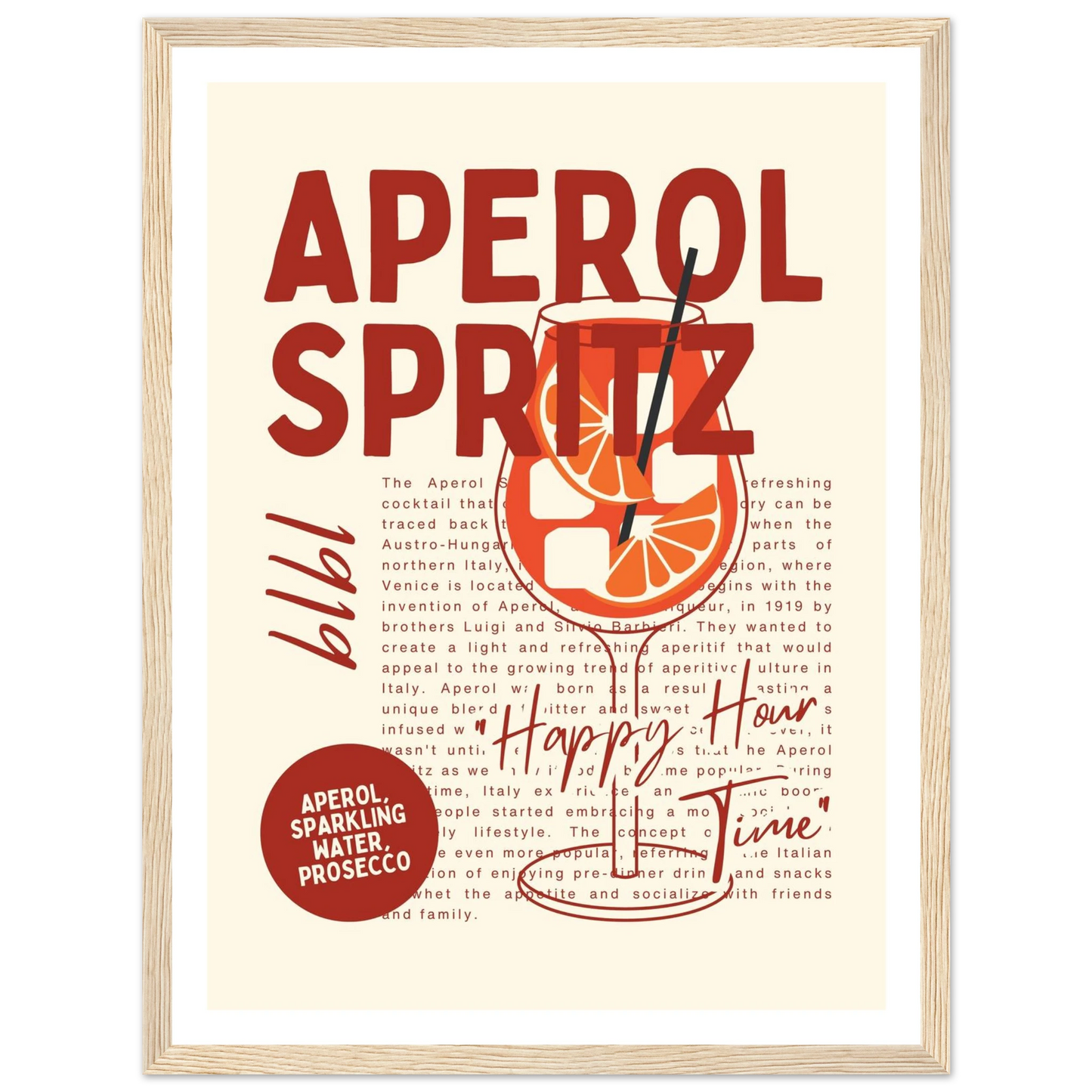 Aperol Spritz 1919 - Poster - Arthena