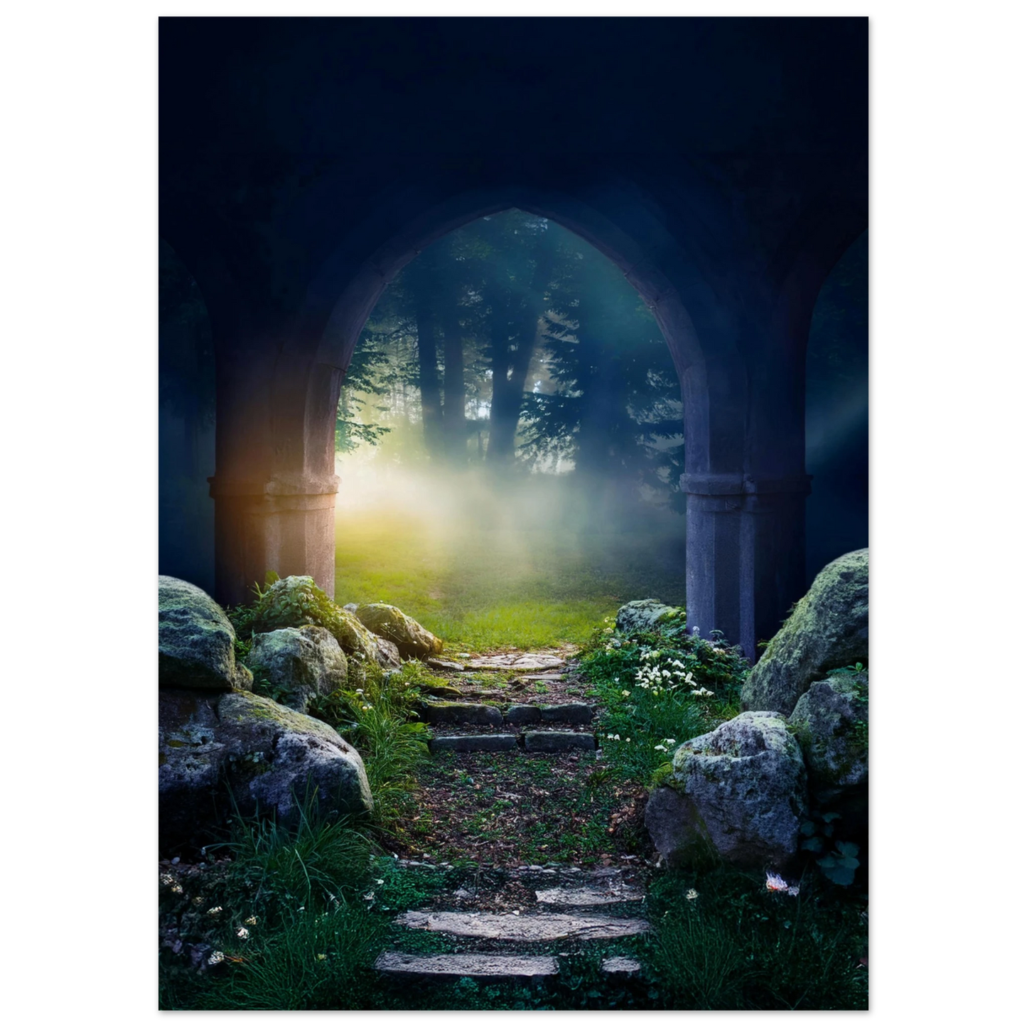 Portal to Tranquility - Poster - Arthena