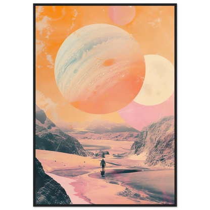 Lost Wanderer Beneath Alien Suns - Poster - Arthena