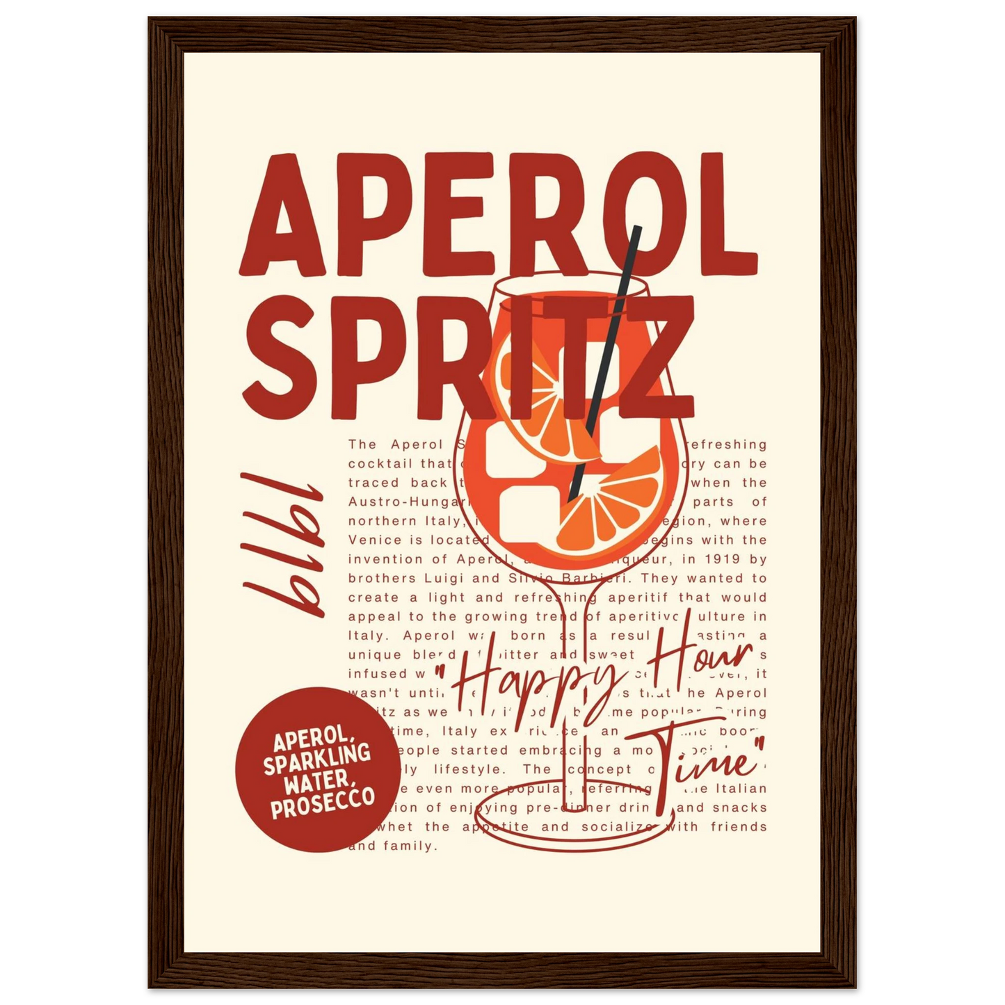 Aperol Spritz 1919 - Poster - Arthena