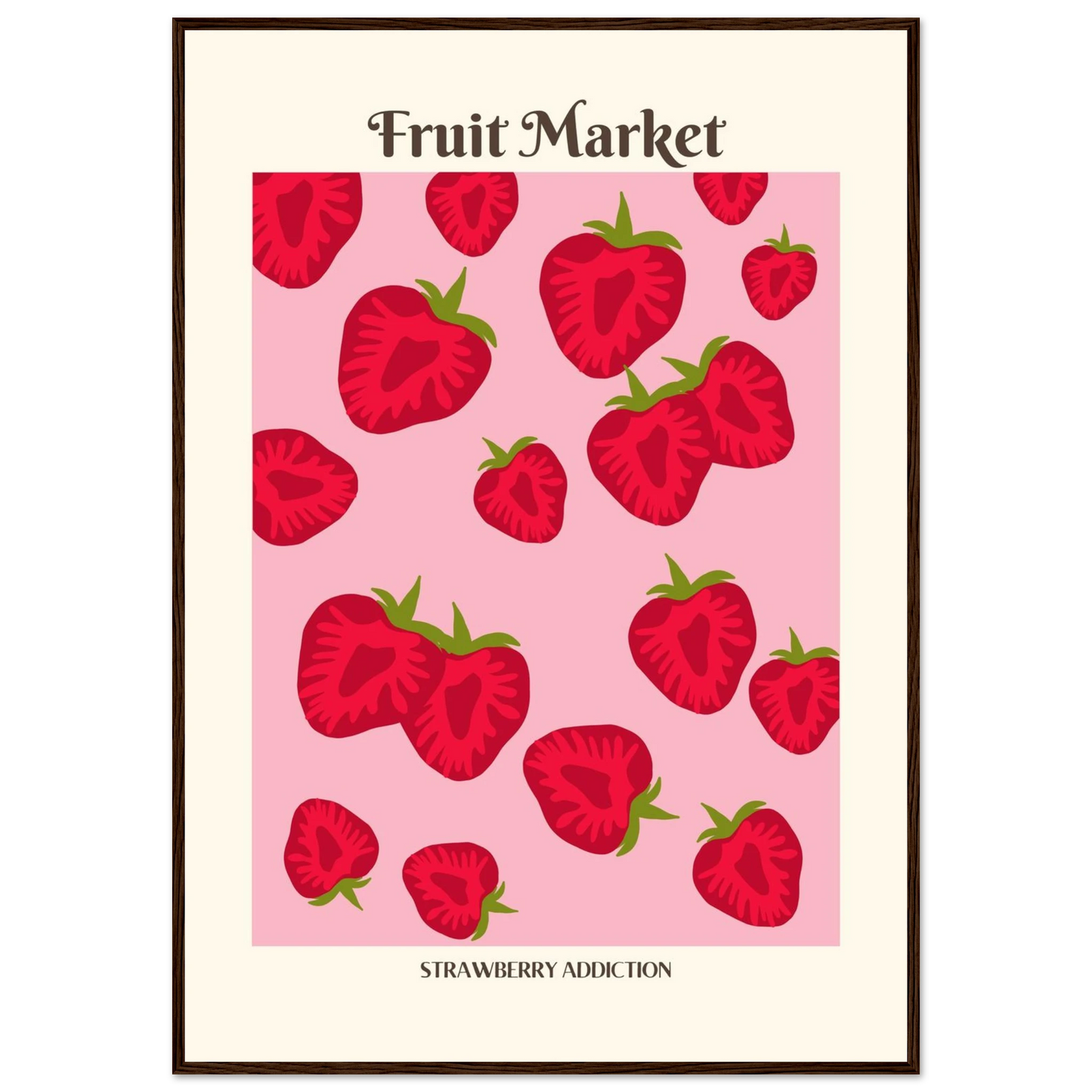 Fruit Market Strawberry - Poster - Arthena