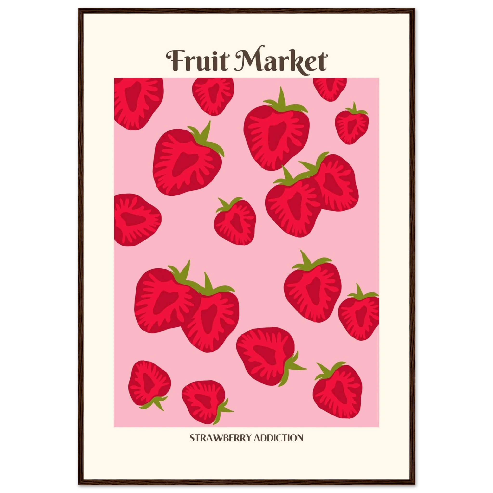 Fruit Market Strawberry - Poster - Arthena