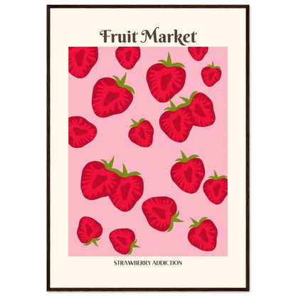 Fruit Market Strawberry - Poster - Arthena