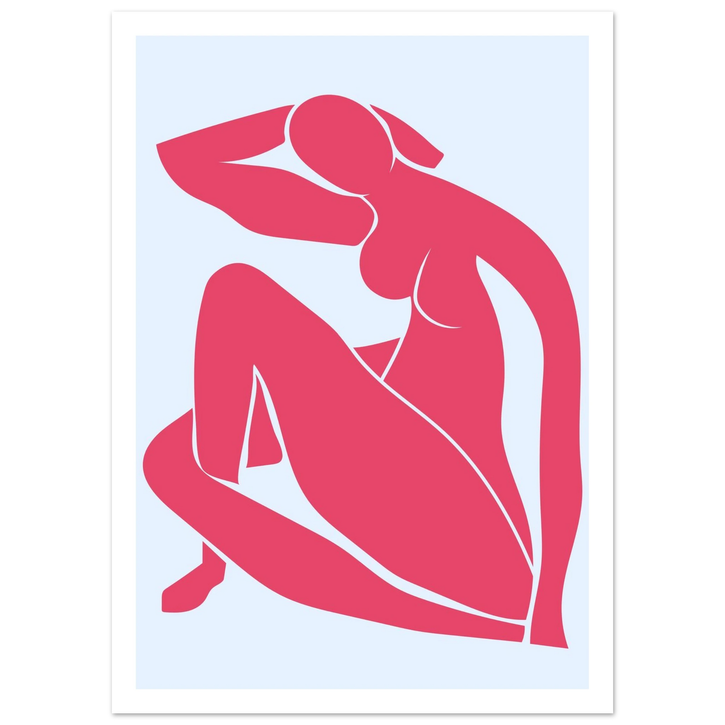 Body Positivity in Red - Poster - Arthena