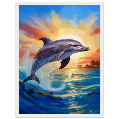 Happy Dolphine - Poster - Arthena