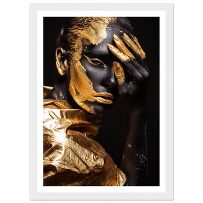 Eclipsed in gold - Poster - Arthena