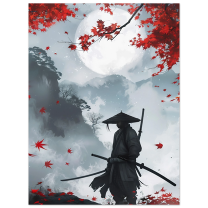Crimson Leaves - Poster - Arthena