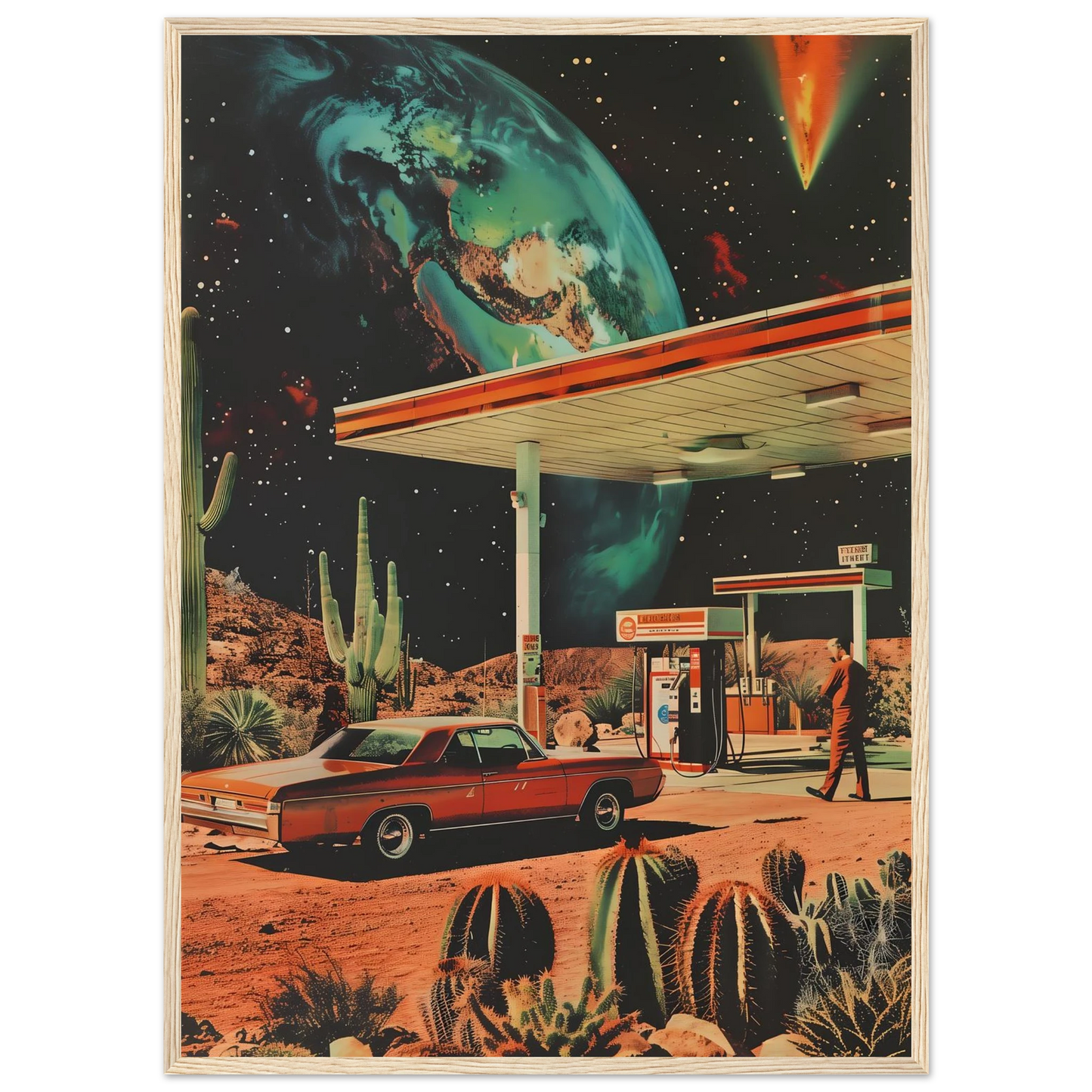 Interstellar Pit Stop - Poster - Arthena
