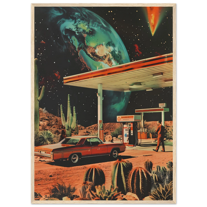 Interstellar Pit Stop - Poster - Arthena