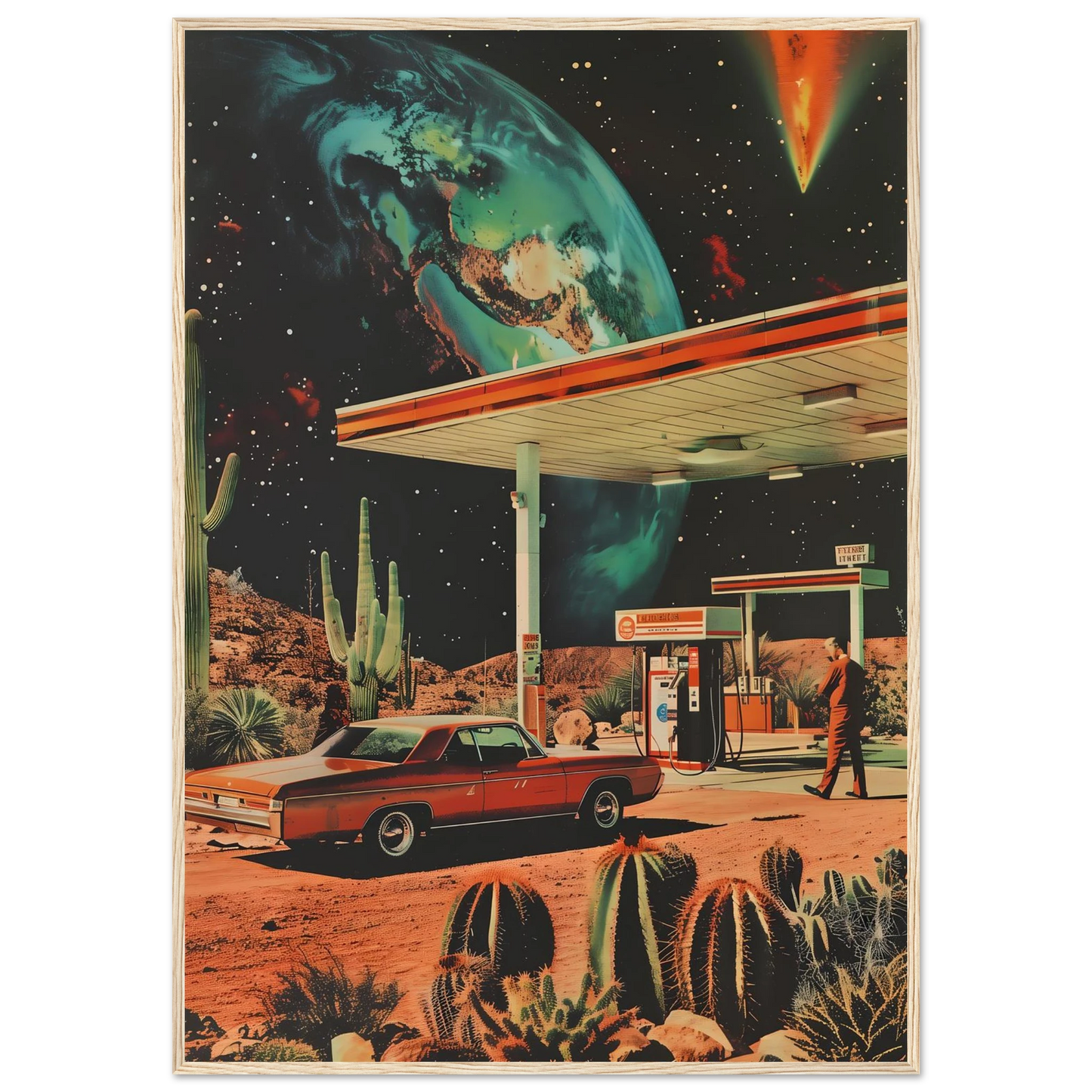 Interstellar Pit Stop - Poster - Arthena
