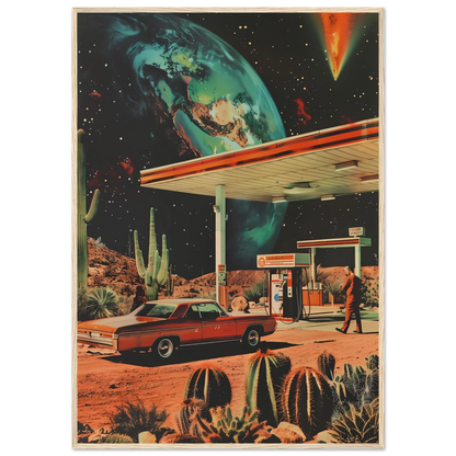 Interstellar Pit Stop - Poster - Arthena