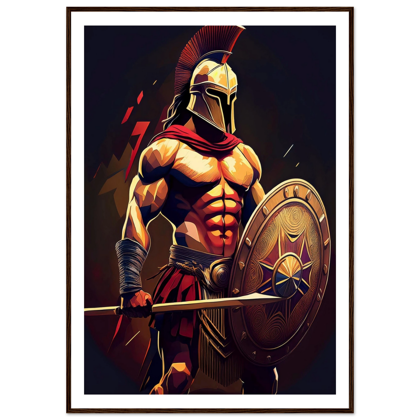 Spartan Warrior - Poster - Arthena