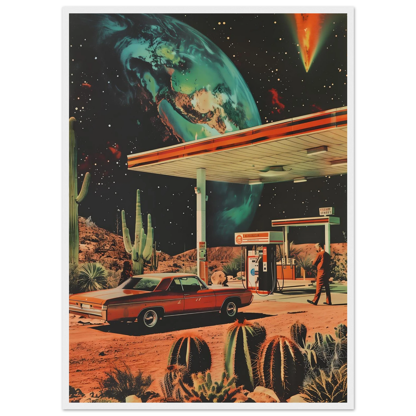 Interstellar Pit Stop - Poster - Arthena