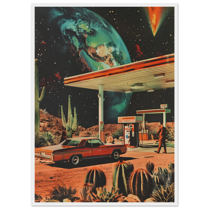 Interstellar Pit Stop - Poster - Arthena