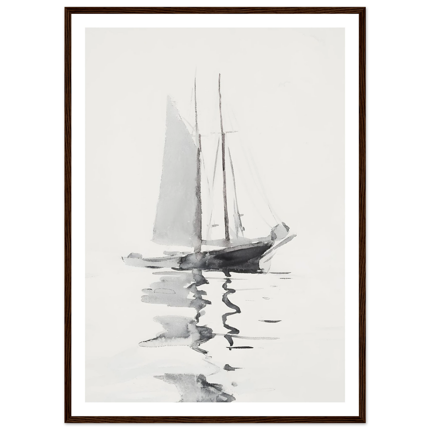 Abstract boat - Poster - Arthena