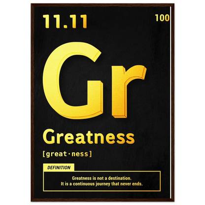 Greatness - Poster - Arthena