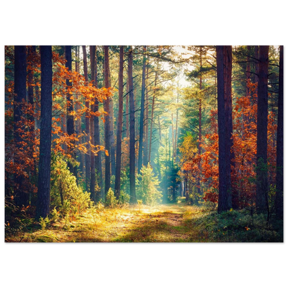 Path of Autumn Glow - Poster - Arthena
