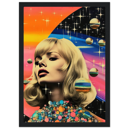 Retro Galaxy Queen - Poster - Arthena