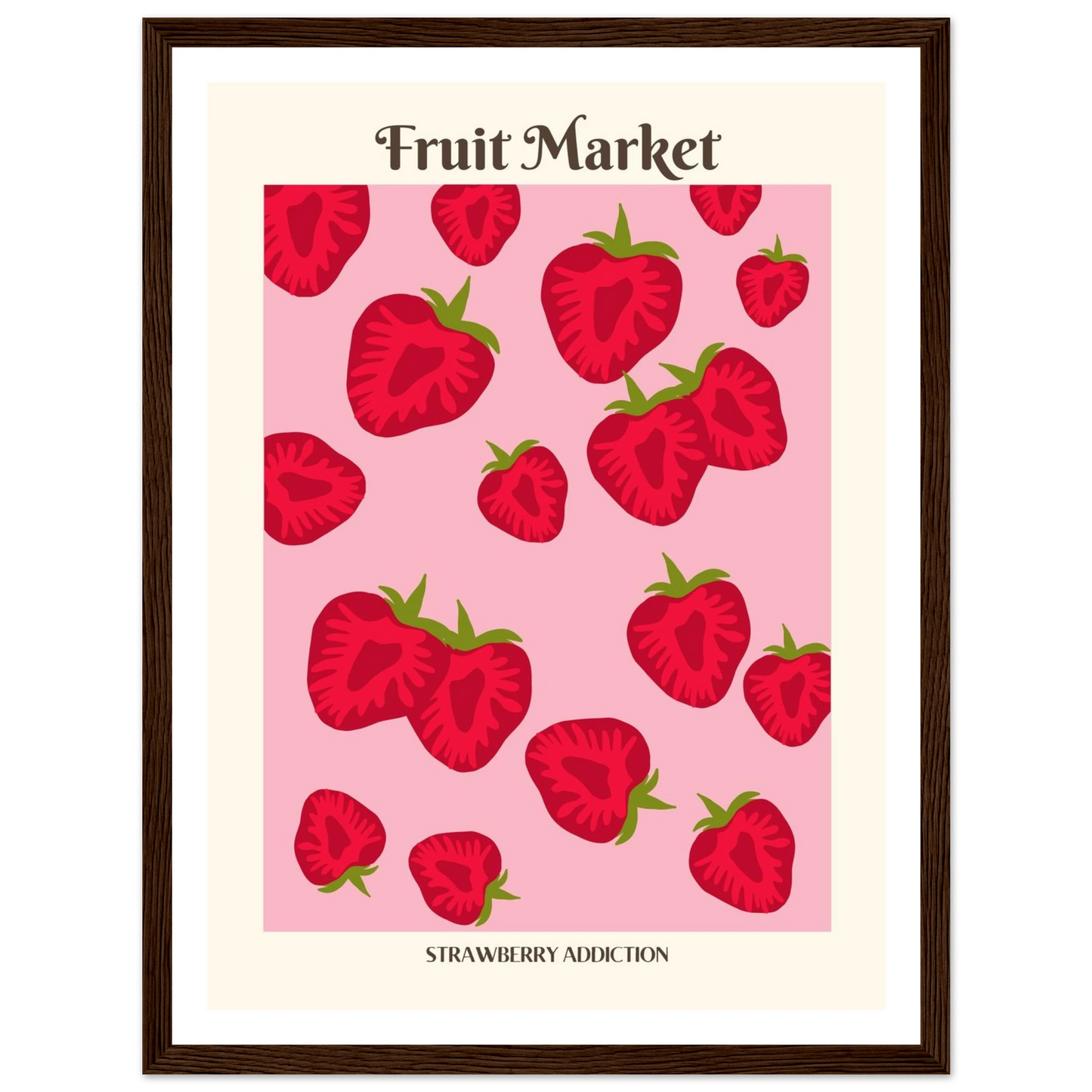 Fruit Market Strawberry - Poster - Arthena
