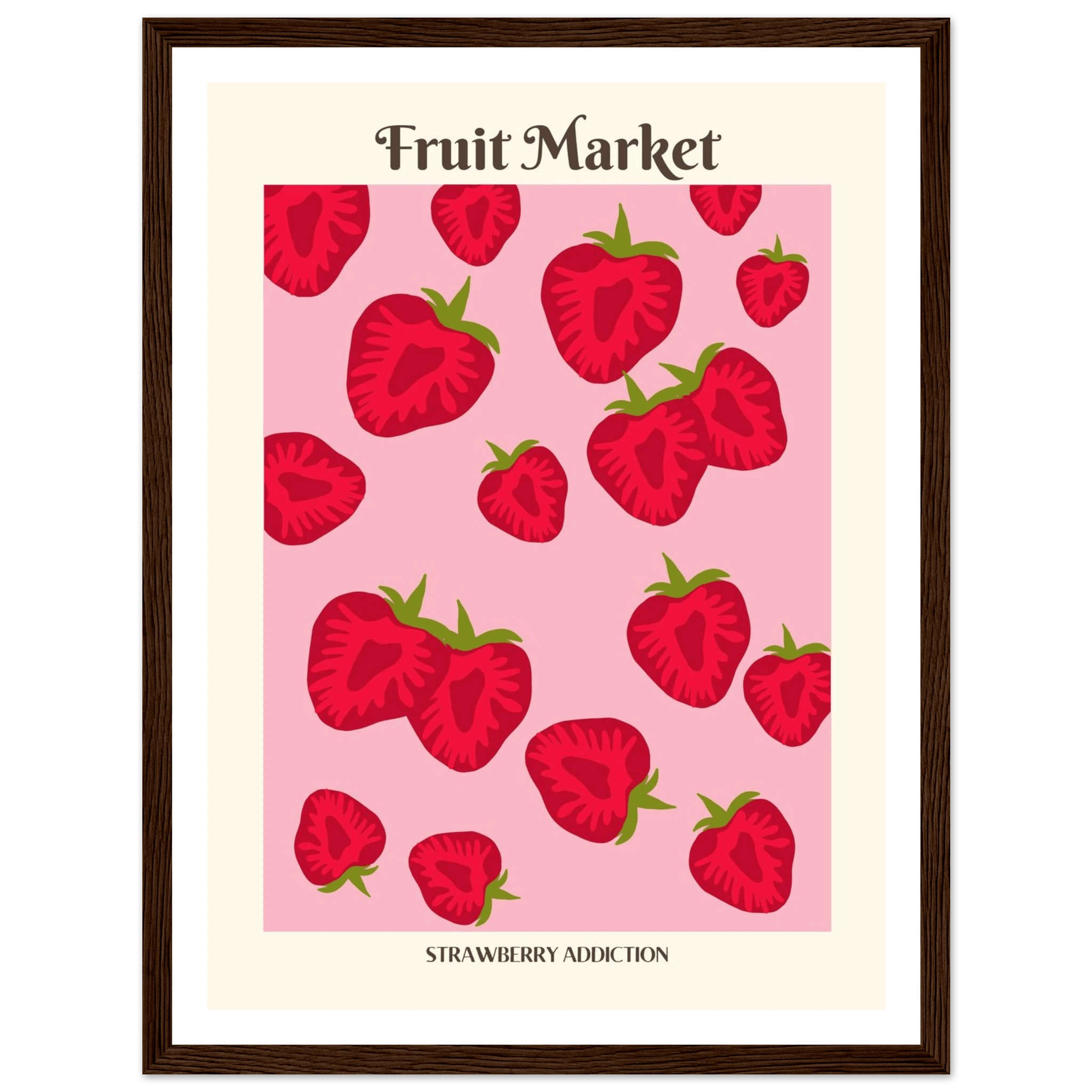 Fruit Market Strawberry - Poster - Arthena