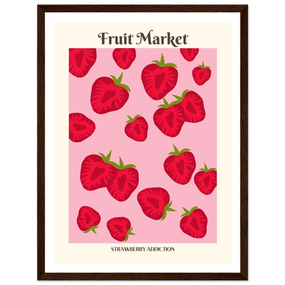 Fruit Market Strawberry - Poster - Arthena