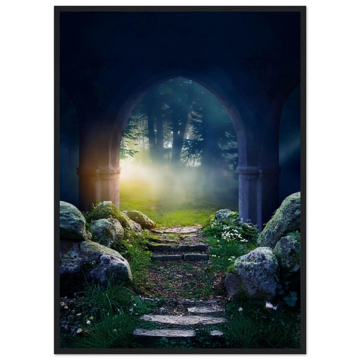 Portal to Tranquility - Poster - Arthena