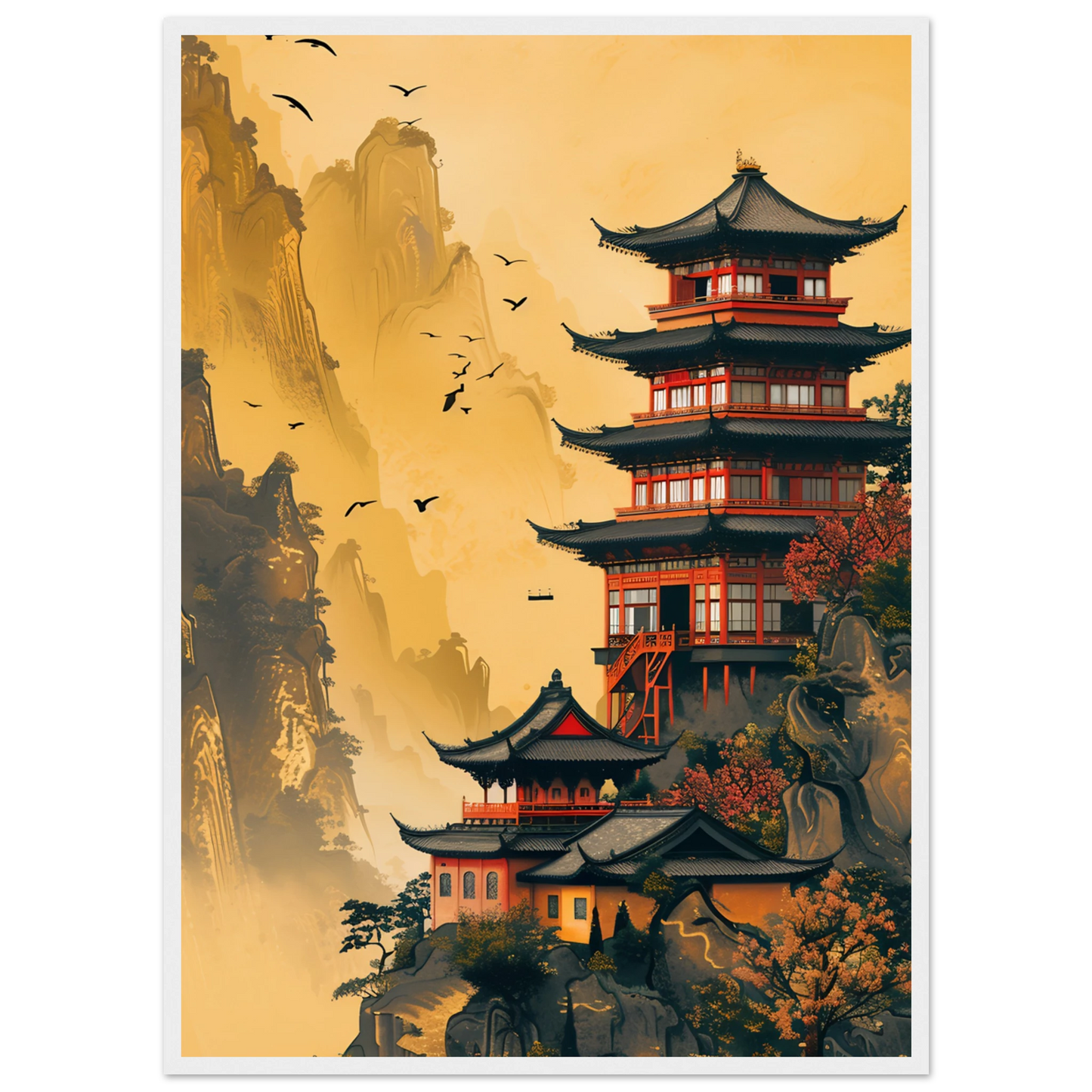 Temple of Tranquility - Poster - Arthena