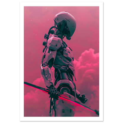 Battle Droid in the Rosy Mist - Poster - Arthena