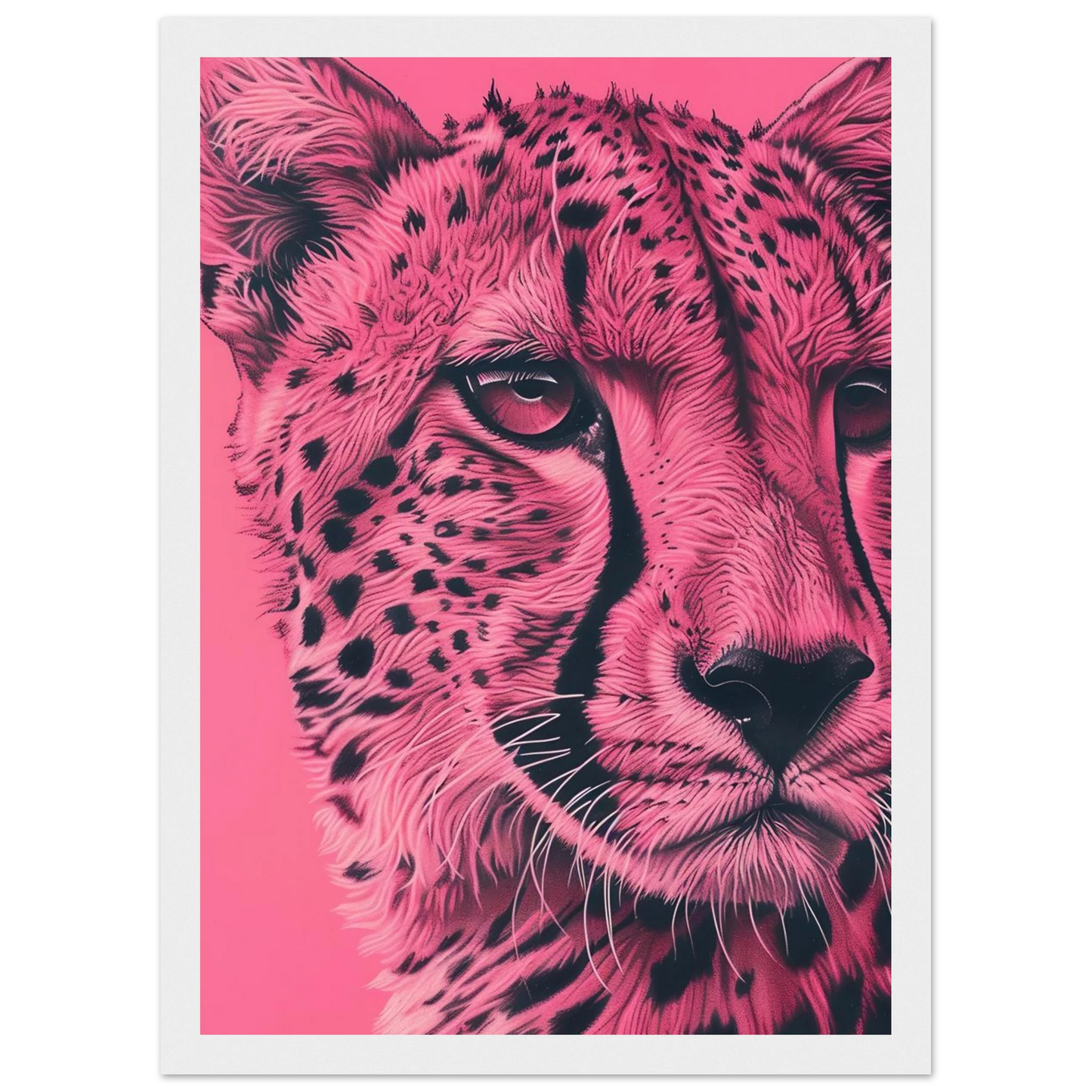 A Pink Cheetah - Poster - Arthena