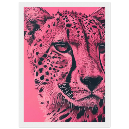 A Pink Cheetah - Poster - Arthena
