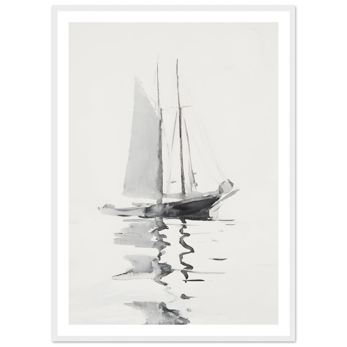 Abstract boat - Poster - Arthena
