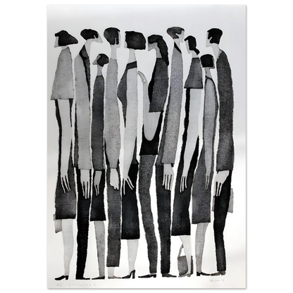 Silent Crowd - Poster - Arthena