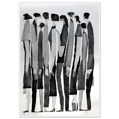 Silent Crowd - Poster - Arthena