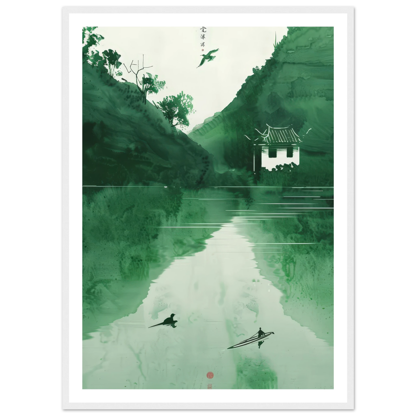 The green mirror - Poster - Arthena
