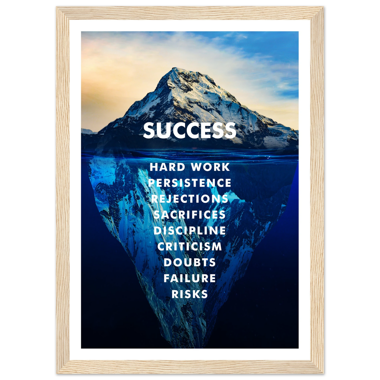 The Iceberg of Success - Poster - Arthena