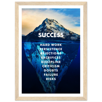 The Iceberg of Success - Poster - Arthena