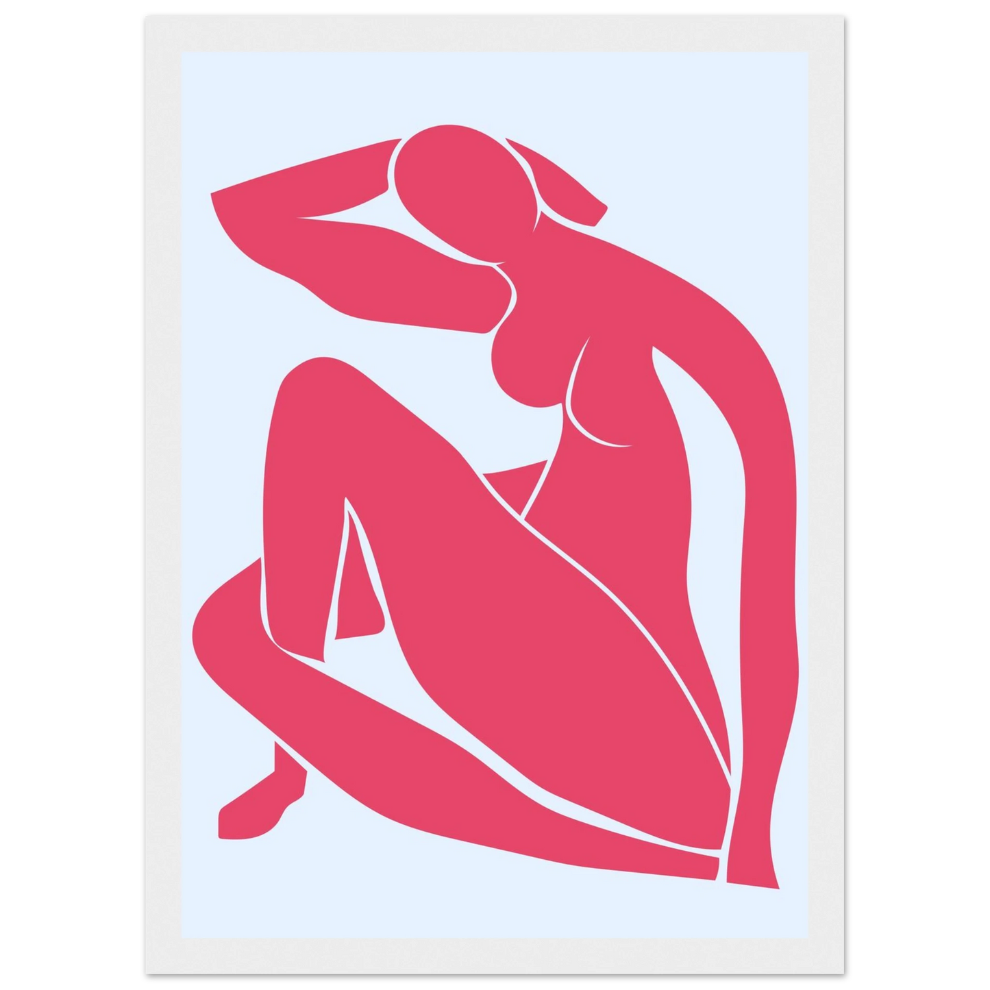 Body Positivity in Red - Poster - Arthena