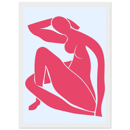 Body Positivity in Red - Poster - Arthena