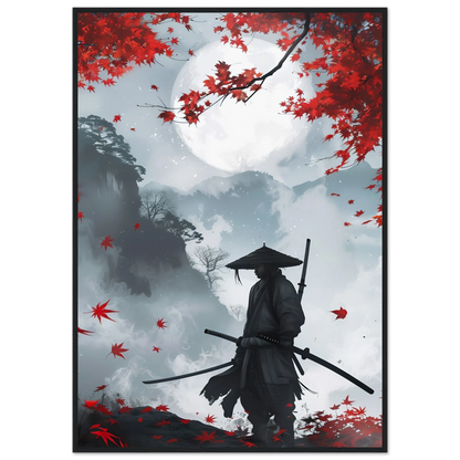 Crimson Leaves - Poster - Arthena