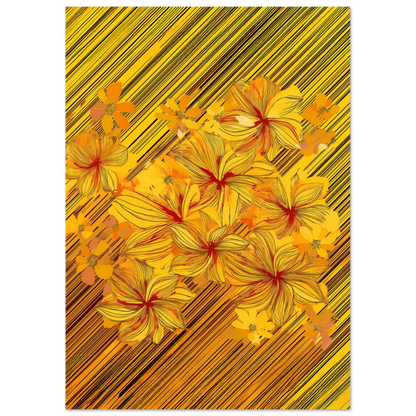 Golden Blossoms - Poster - Arthena