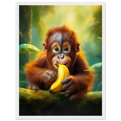 Orangutang Baby - Poster - Arthena