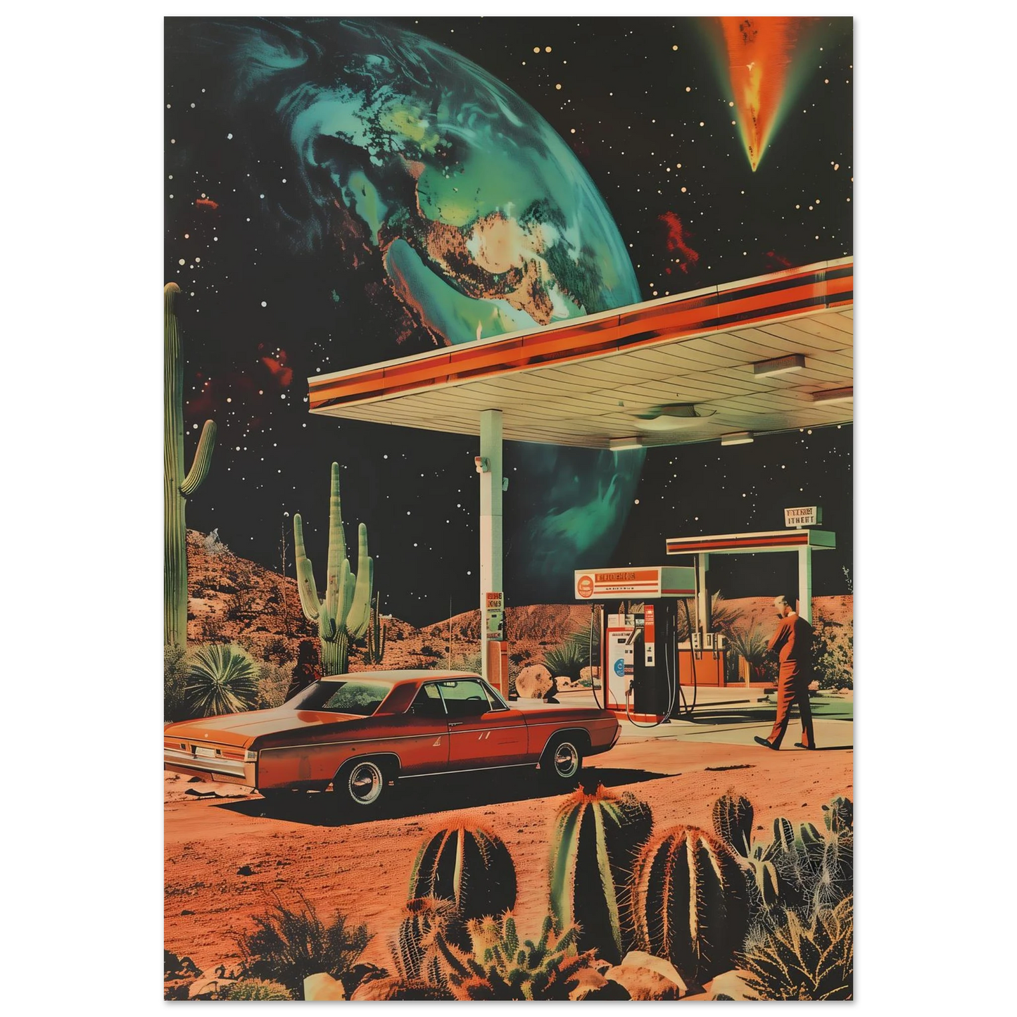 Interstellar Pit Stop - Poster - Arthena