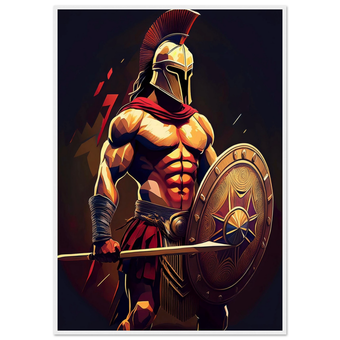 Spartan Warrior - Poster - Arthena