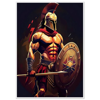 Spartan Warrior - Poster - Arthena