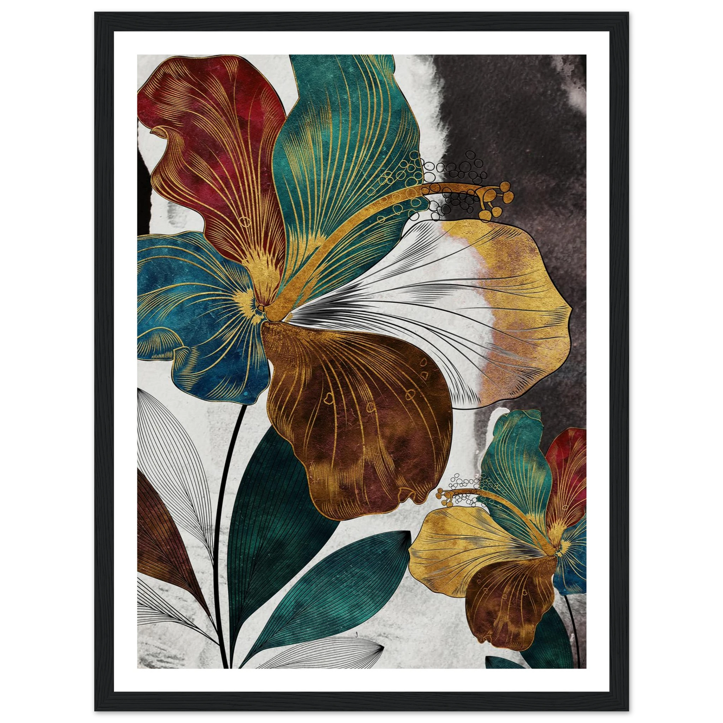 Golden Bloom Symphony - Poster - Arthena