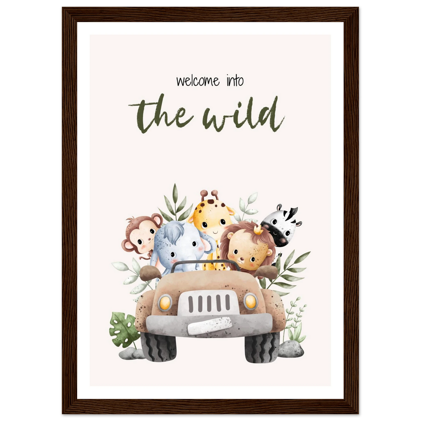 Welcome into the wild - Poster - Arthena