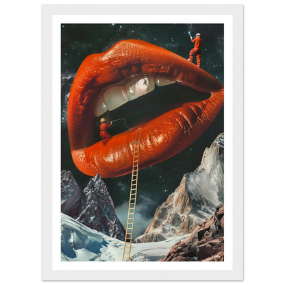 Lip Construction - Poster - Arthena