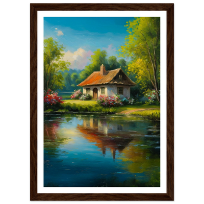 Serenity by the Lake - Poster - Arthena